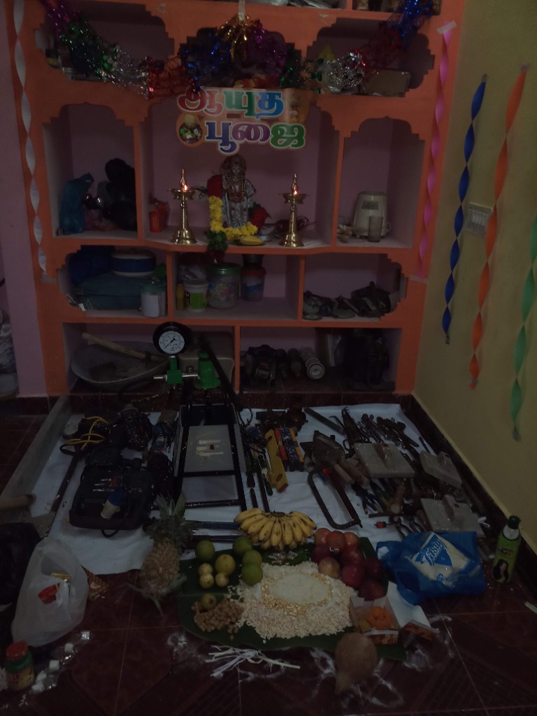 HITECH Engineering Ayudha Pooja Tool Blessing