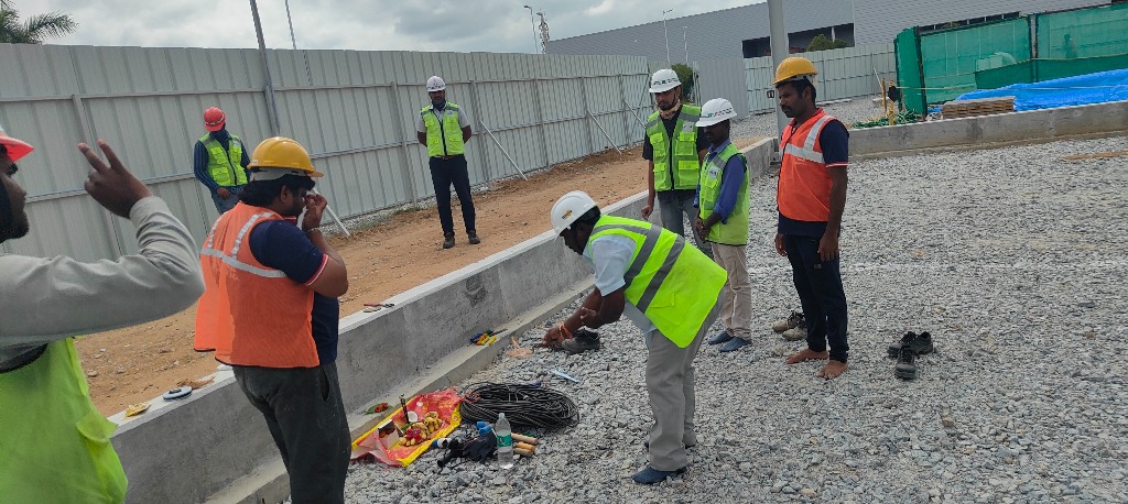 HITECH Team Site Groundbreaking Pooja Ceremony